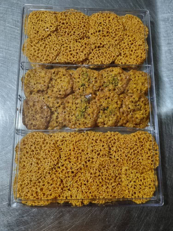 سوهان تساج کنجدی گردویی سه خانه ویژه مجلسی